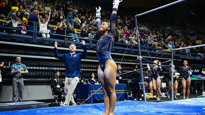 eMjae Frazier competing for the Cal Golden Bears