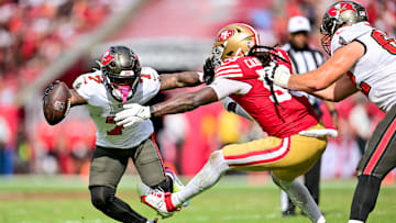 Bucky Irving is among the Tampa Bay Buccaneers inactives for Week 6 against the San Francisco 49ers.