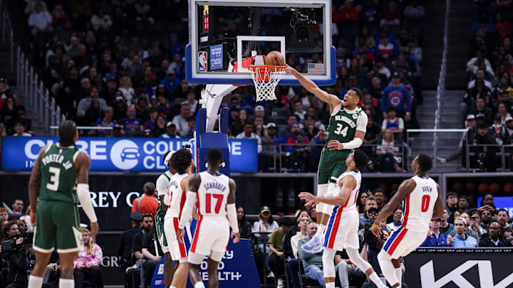 Milwaukee Bucks v Detroit Pistons