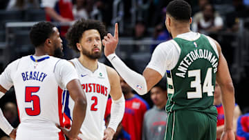 Milwaukee Bucks v Detroit Pistons