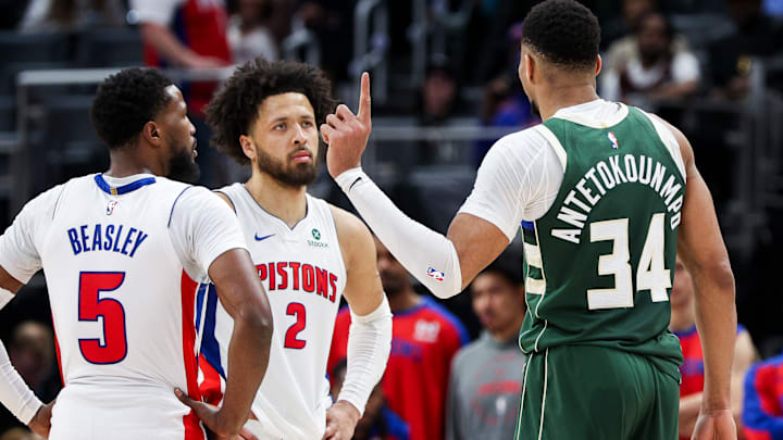 Milwaukee Bucks v Detroit Pistons
