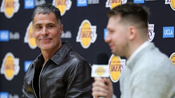 Los Angeles Lakers Introduce Luka Doncic, Maxi Kleber & Markieff Morris