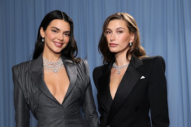 Kendall Jenner and Hailey Bieber