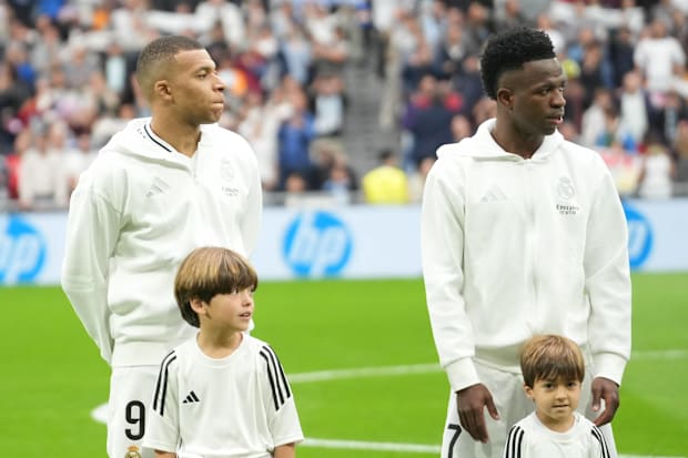 Vinicius, Mbappé, Real Madrid.