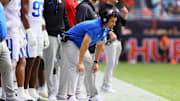 Duke football head coach Manny Diaz