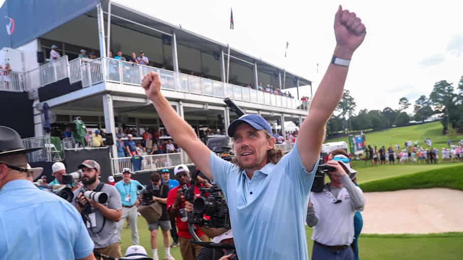 Tommy Fleetwood won $10 million with his breakthrough PGA Tour title. | Brett Davis-Imagn Images