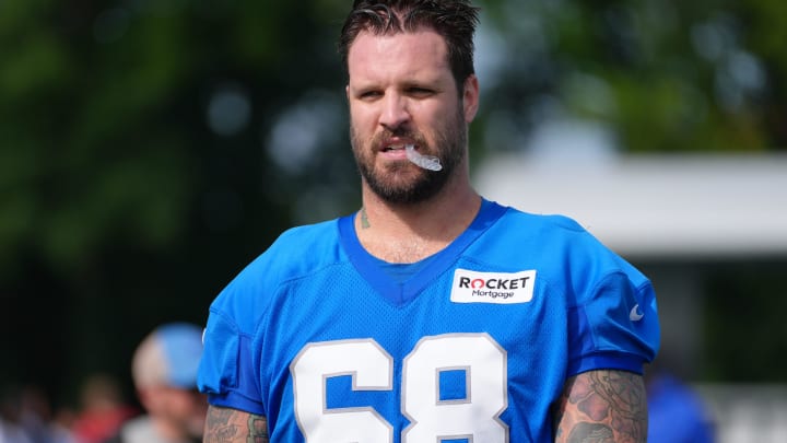 Detroit Lions offensive lineman Taylor Decker 