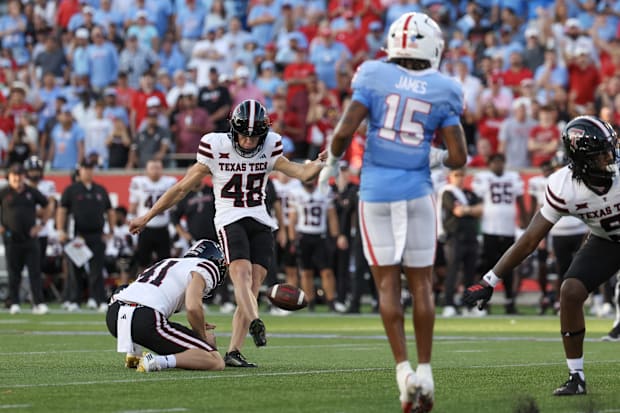 Houston was able to hang around longer than expected against Texas Tech Saturday due to multiple missed field goals.