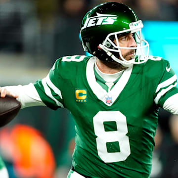 Aaron Rodgers finished 15th in fantasy points among quarterbacks in what was his final season with the Jets.