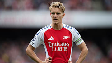 Martin Odegaard has not made the trip to the Tottenham Hotspur Stadium