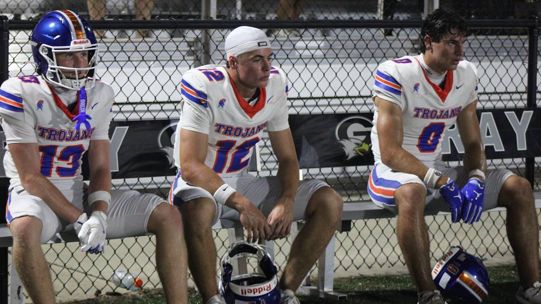 James island tight end Charlie Schrecker, quarterback Brady Dantzler and wide receiver Raphael Suiu. James island tight end Charlie Schrecker, quarterback Brady Dantzler and wide receiver Raphael Suiu.