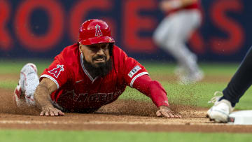 Los Angeles Angels v Toronto Blue Jays