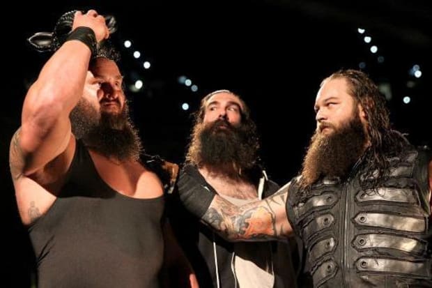 Braun Strowman, Luke Harper, and Bray Wyatt