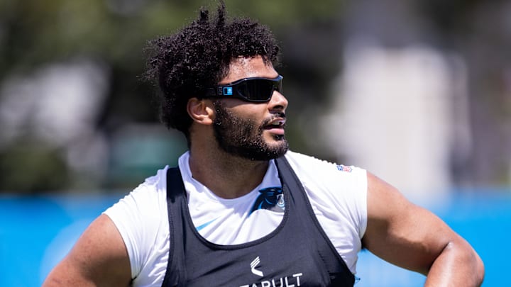 Carolina Panthers tight end Tommy Tremble