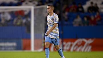 Nov 9, 2024; Frisco, Texas, USA; Philadelphia Union II midfielder Cavan Sullivan (6) in action during the game between North Texas SC and the Philadelphia Union II the 2024 MLS NEXT Pro Cup at Toyota Stadium. Mandatory Credit: Jerome Miron-Imagn Images