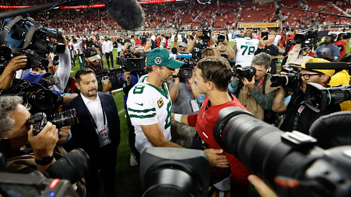 Aaron Rodgers, Brock Purdy