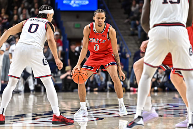 Saint Mary's guard Mikey Lewis.