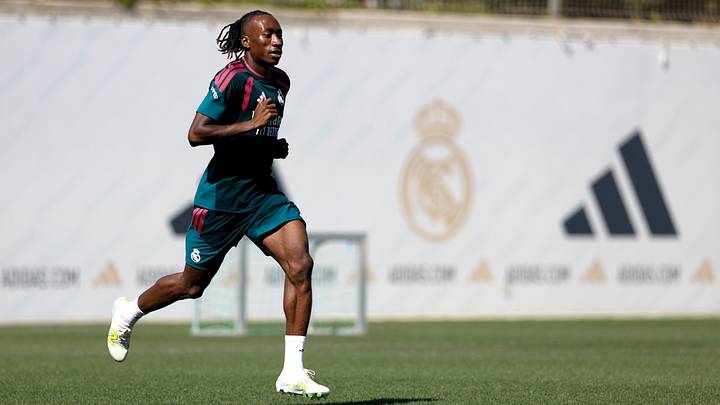 Yan Diomande im Training von Real Madrid Yan Diomande im Training von Real Madrid