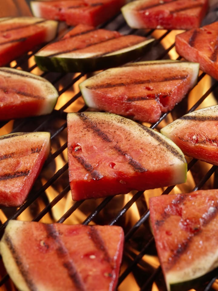 photo of grilled watermelon