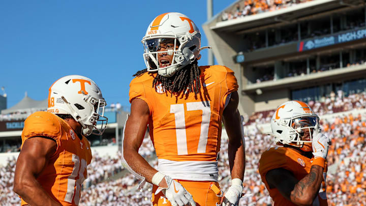 The Tennessee Volunteers and wide receiver Chris Brazzell II are favored in Week 7. The Tennessee Volunteers and wide receiver Chris Brazzell II are favored in Week 7.
