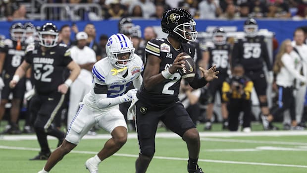Colorado Buffaloes quarterback Shedeur Sanders  