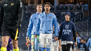 Thiago Martins and Matt Freese of NYCFC