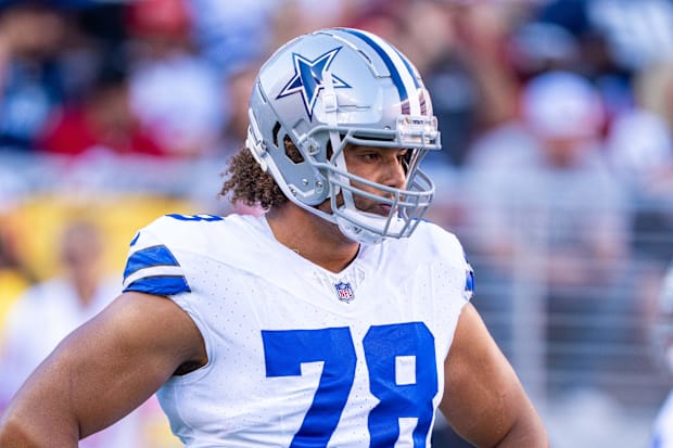 Dallas Cowboys offensive tackle Terence Steele