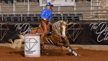 Tricia Aldridge aboard Adios Pantalones at The Diamond Classic Main Event.
