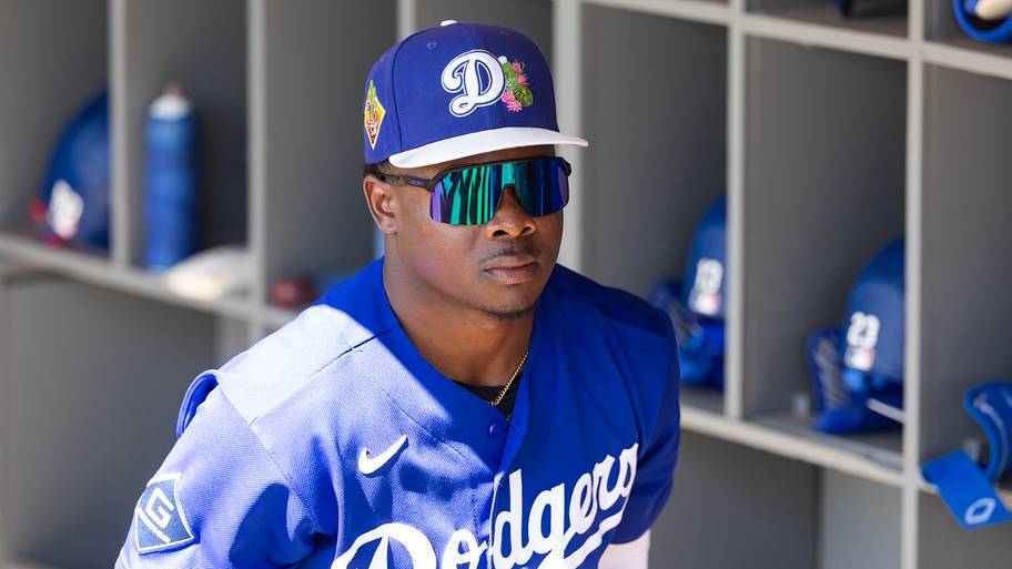 Los Angeles Dodgers outfielder Zyhir Hope 