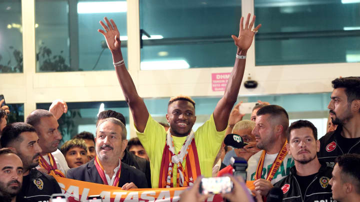 Victor Osimhen arrives in Istanbul on Galatasaray' transfer agenda