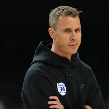 Duke basketball head coach Jon Scheyer