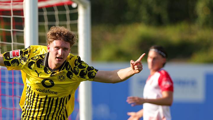 Elias Benkara vielversprechend für den BVB