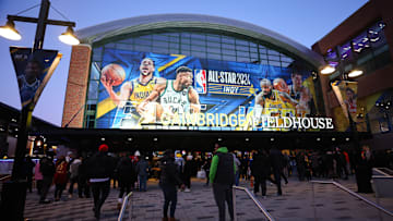 Gainbridge Fieldhouse during 2024's NBA All-Star Weekend