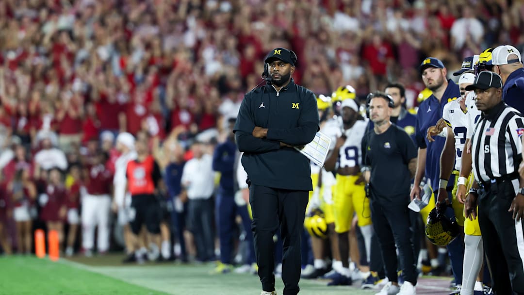 Michigan Wolverines head coach Sherrone MooreMandatory Credit: Kevin Jairaj-Imagn Images