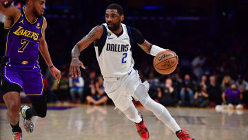 Dallas Mavericks guard Kyrie Irving.