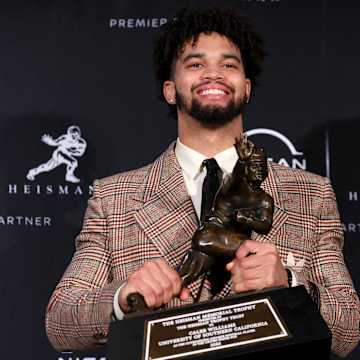 Caleb Williams won USC's eighth Heisman Trophy in 2022.