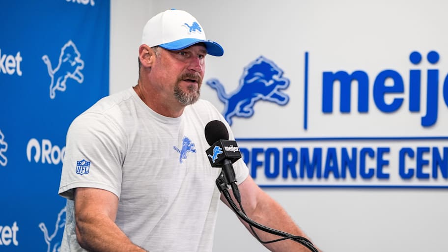Detroit Lions head coach Dan Campbell believes the UFL could become a developmental league for the NFL. | Junfu Han / USA TODAY NETWORK via Imagn Images