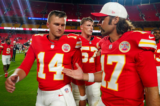 Bailey Zappe and Gardner Minshew