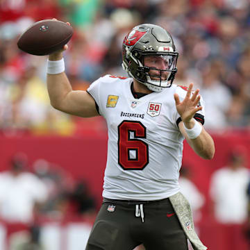 The Tampa Bay Buccaneers and quarterback Baker Mayfield are underdogs in Week 11. 
