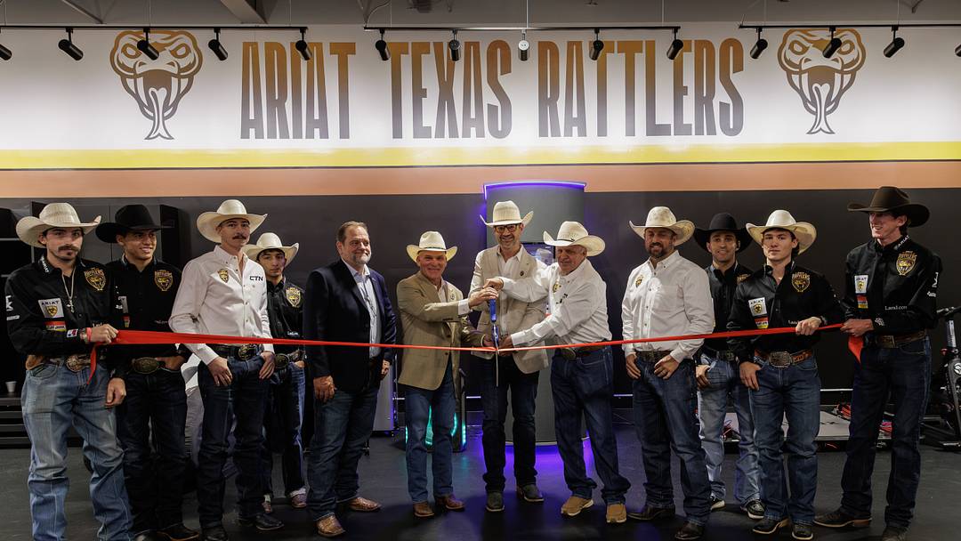 Texas Rattlers ribbon cutting ceremony. Texas Rattlers ribbon cutting ceremony.
