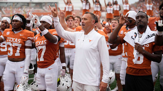 Texas Longhorns head coach Steve Sarkisian