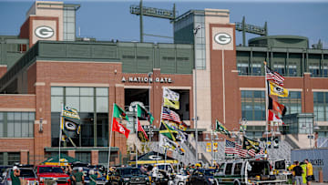 Tailgaters are seen in the parking lot before an NFL preseason game on Saturday, August 24, 2024, at Lambeau Field in Green Bay, Wis. 
Tork Mason/USA TODAY NETWORK-Wisconsin