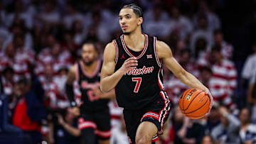 Houston point guard Milos Uzan 