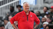 Dec 21, 2024; San Jose, California, USA; San Diego State Aztecs head coach Brian Dutcher.