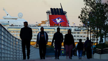 Disney Magic Cruise Ship in New York City