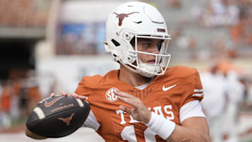 Texas quarterback Arch Manning struggled in the team's Week 3 game.