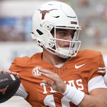 Texas quarterback Arch Manning struggled in the team's Week 3 game.