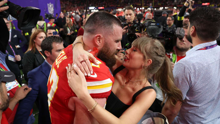 Travis Kelce, Taylor Swift- Super Bowl LVIII 