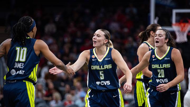 Apr 30, 2026; Indianapolis, IN, USA;  Dallas Wings guard Paige Bueckers.