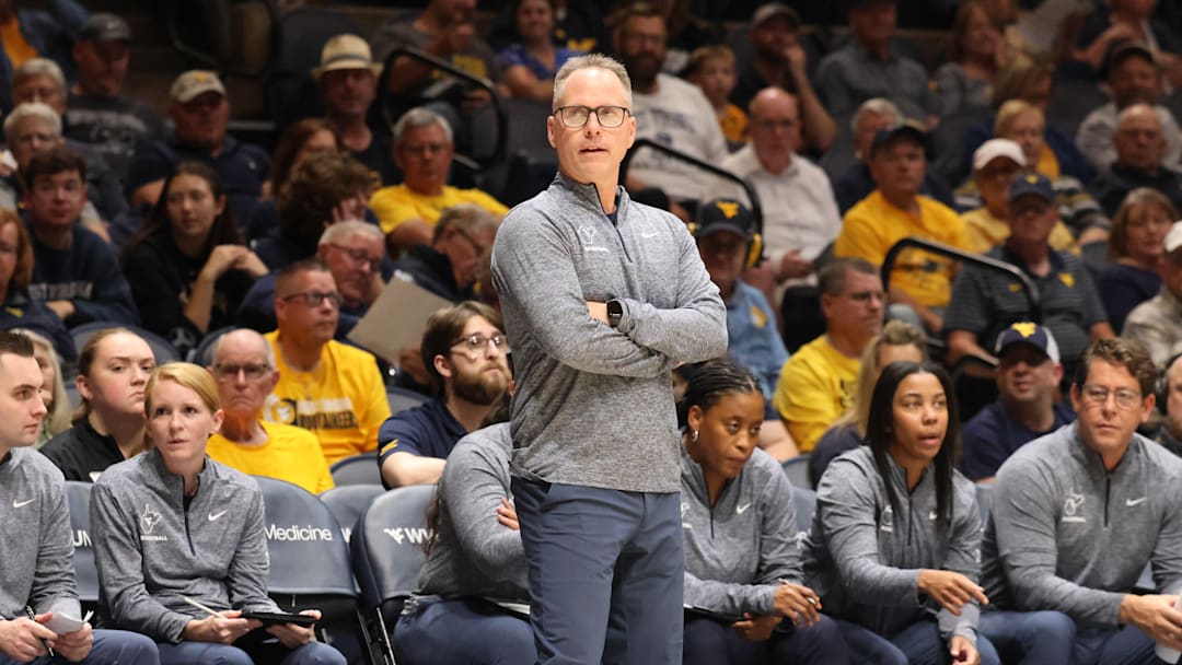 West Virginia University head coach Mark Kellogg